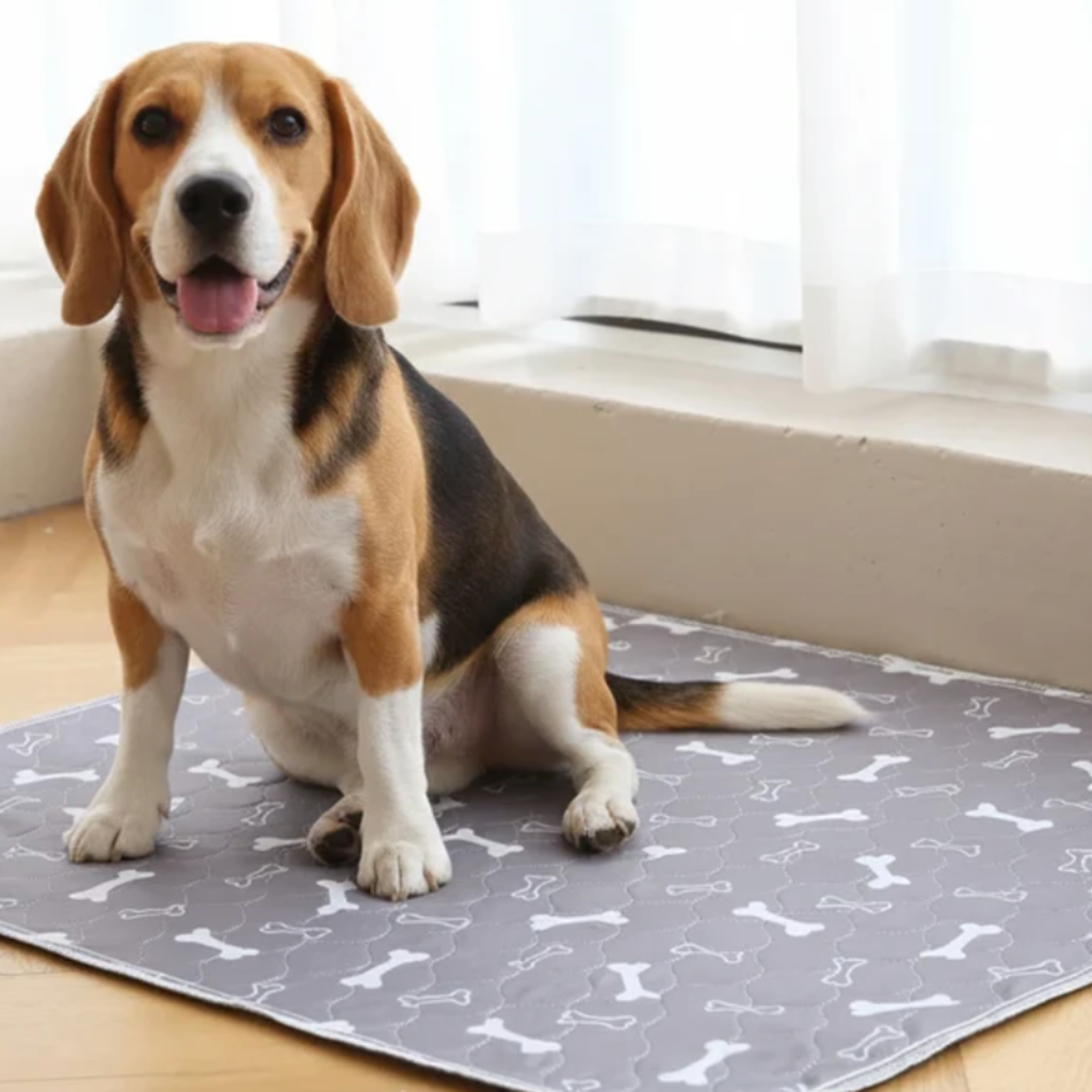 TinyOops washable dog mat layers